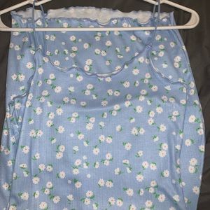 ROMWE tight floral dress